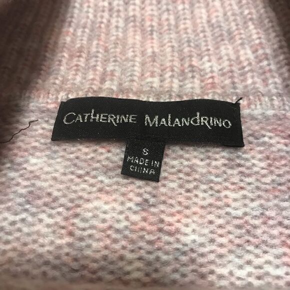 Catherine Malandrino, S, BalloonSleeve Cowl Neck Sweater, Purple - Picture 6 of 12